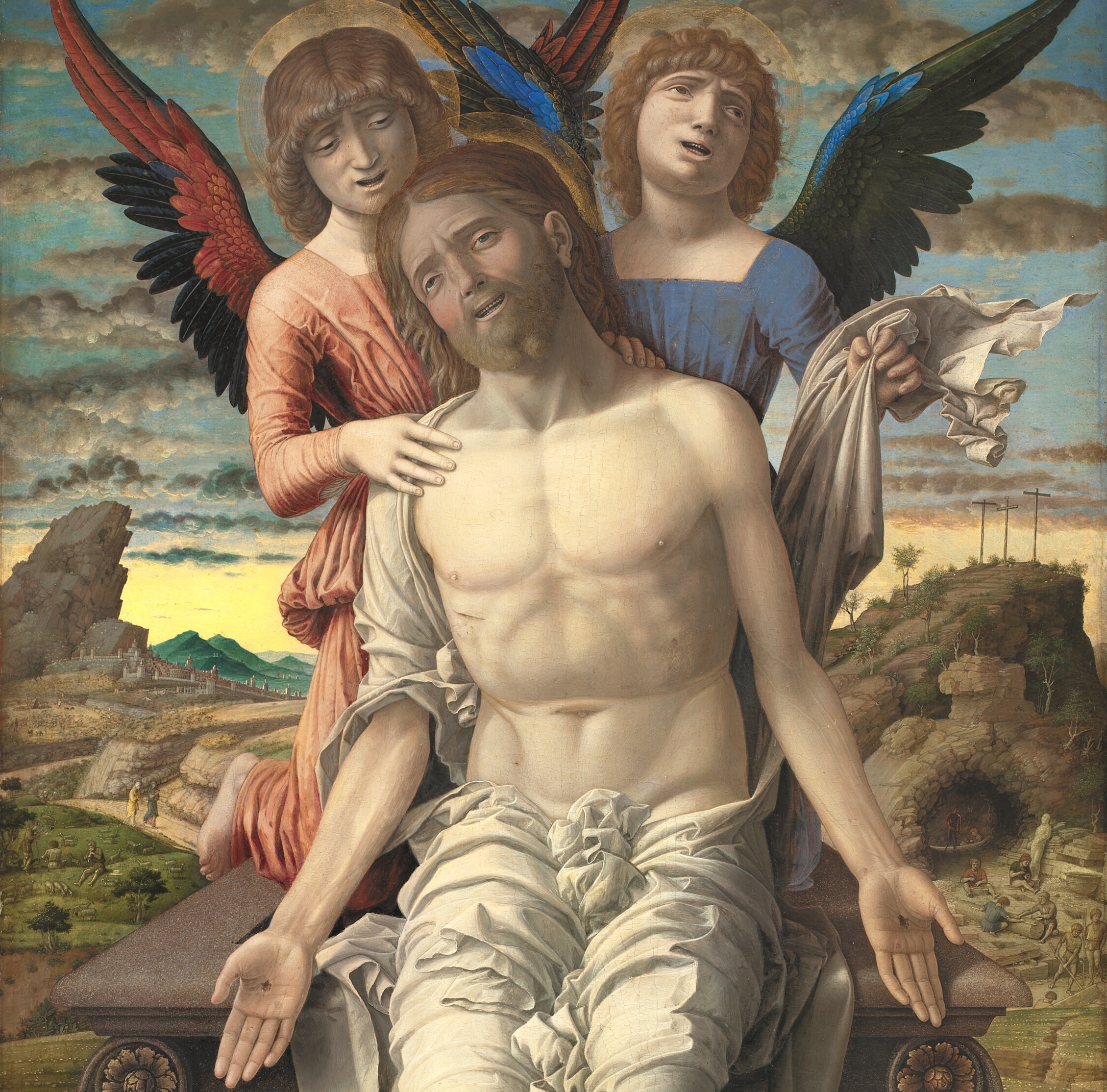 Kristus som den lidende frelser, Andrea Mantegna, 1400-tal